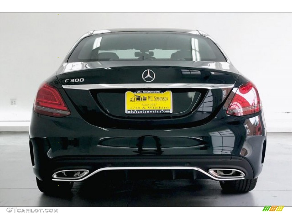 2019 C 300 Sedan - Emerald Green Metallic / Black photo #3
