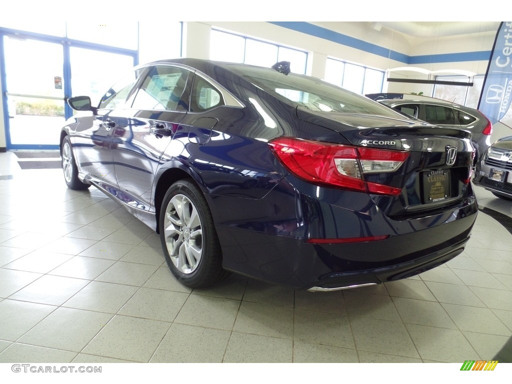 2019 Accord LX Sedan - Obsidian Blue Pearl / Gray photo #7