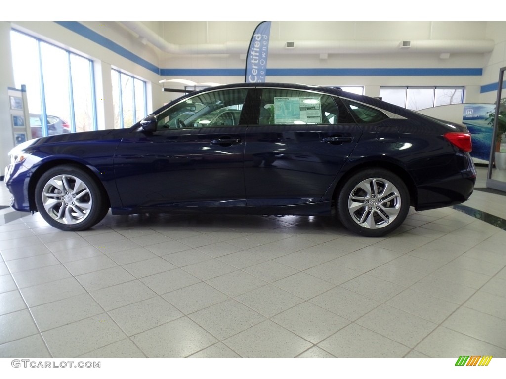 2019 Accord LX Sedan - Obsidian Blue Pearl / Gray photo #8