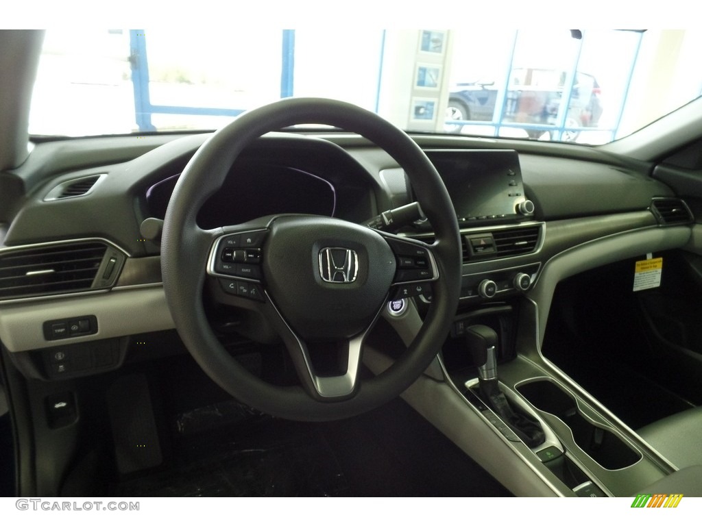 2019 Accord LX Sedan - Obsidian Blue Pearl / Gray photo #9