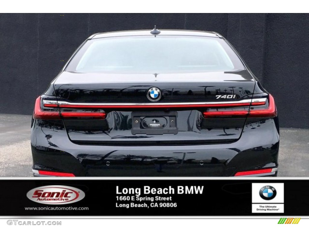 2020 7 Series 740i Sedan - Black Sapphire Metallic / Black photo #3