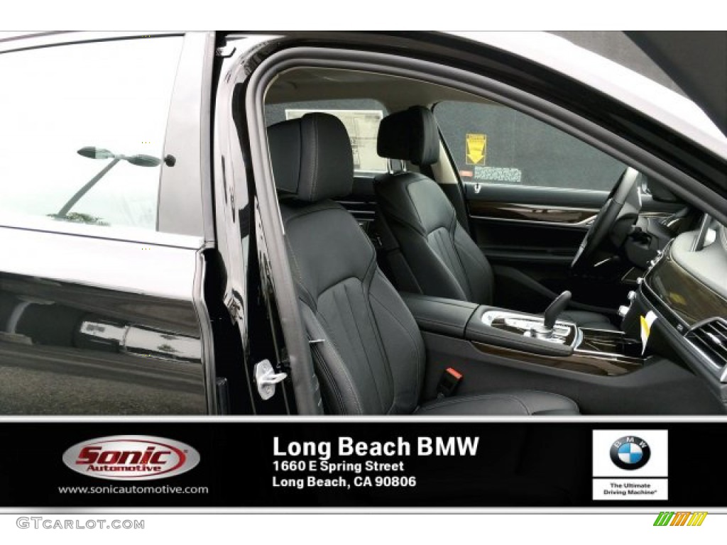 2020 7 Series 740i Sedan - Black Sapphire Metallic / Black photo #7