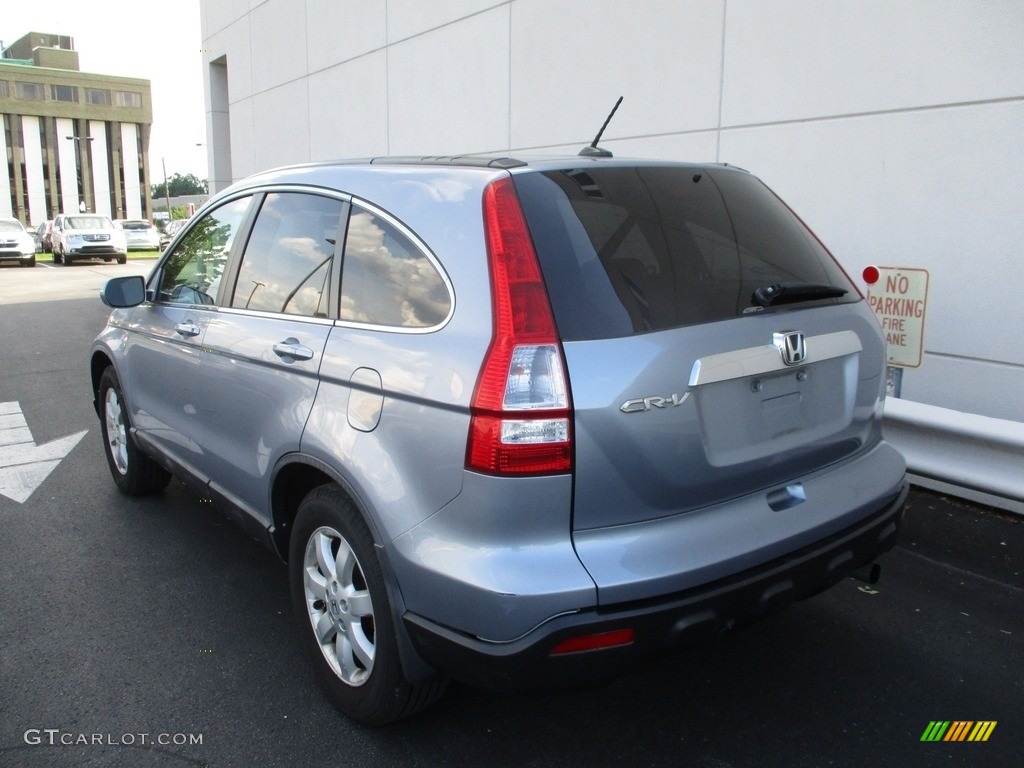 2009 CR-V EX-L 4WD - Glacier Blue Metallic / Gray photo #3