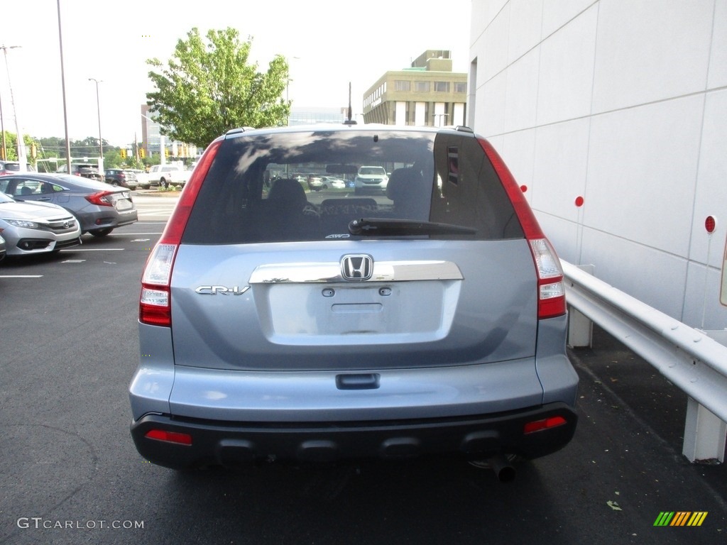 2009 CR-V EX-L 4WD - Glacier Blue Metallic / Gray photo #4