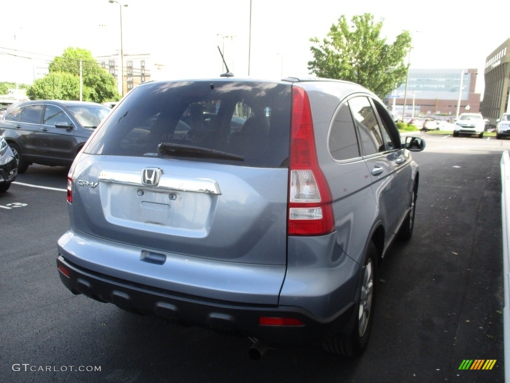 2009 CR-V EX-L 4WD - Glacier Blue Metallic / Gray photo #5