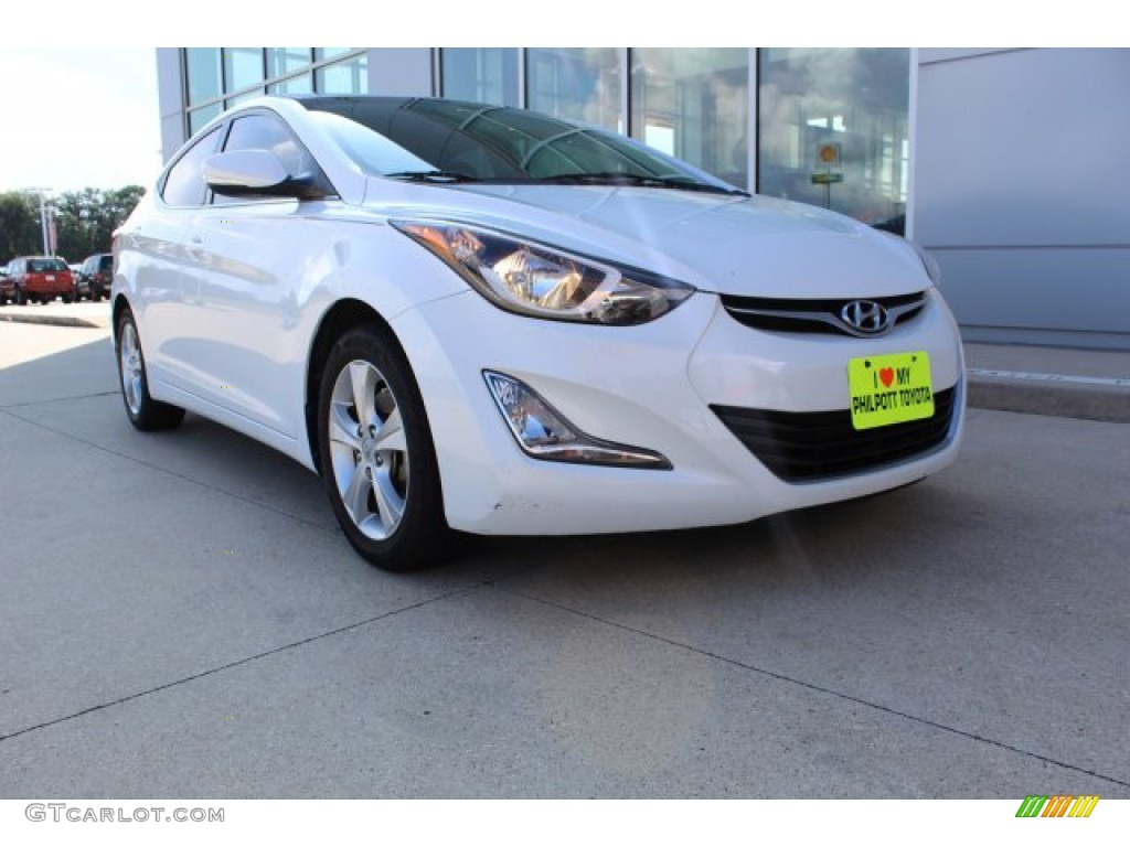2016 Elantra Value Edition - White / Black photo #2