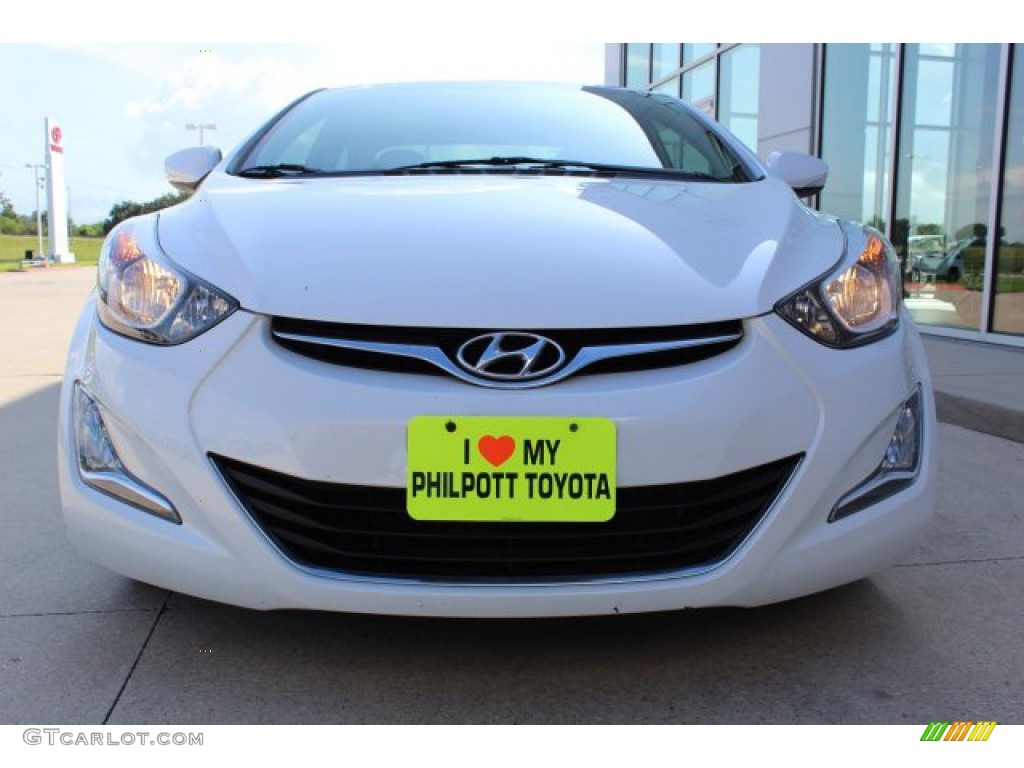 2016 Elantra Value Edition - White / Black photo #3