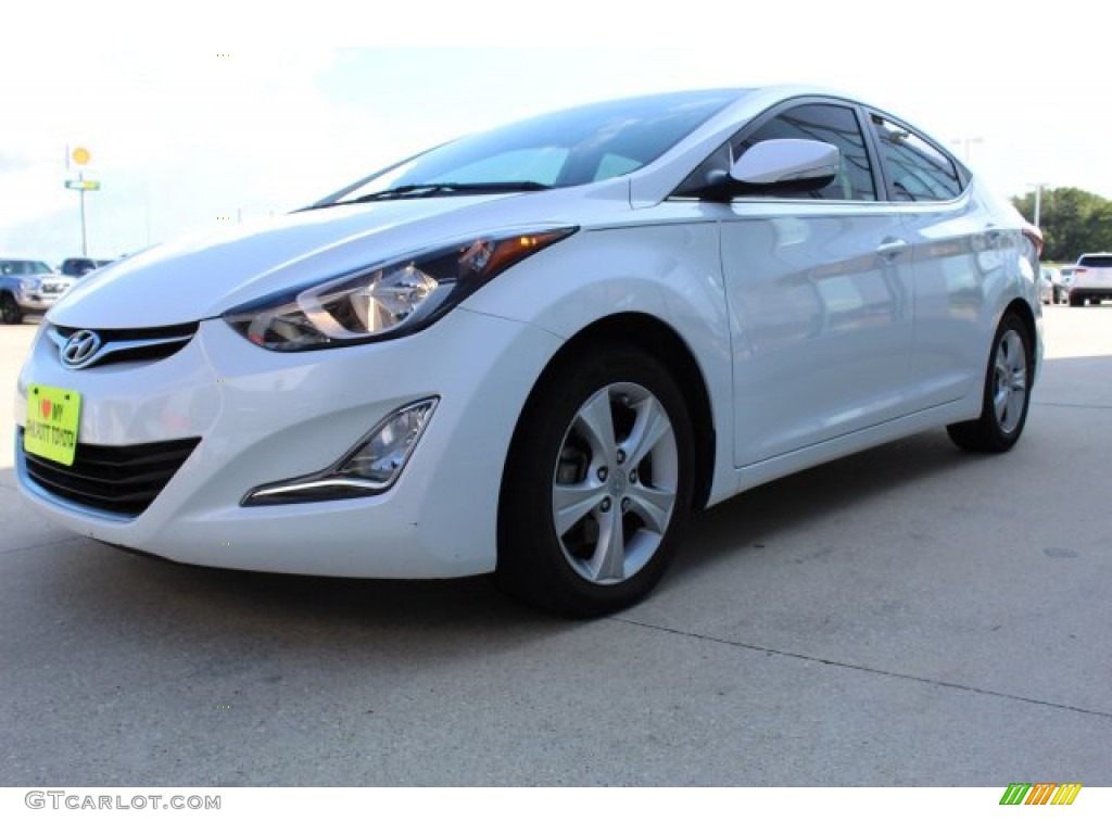 2016 Elantra Value Edition - White / Black photo #4