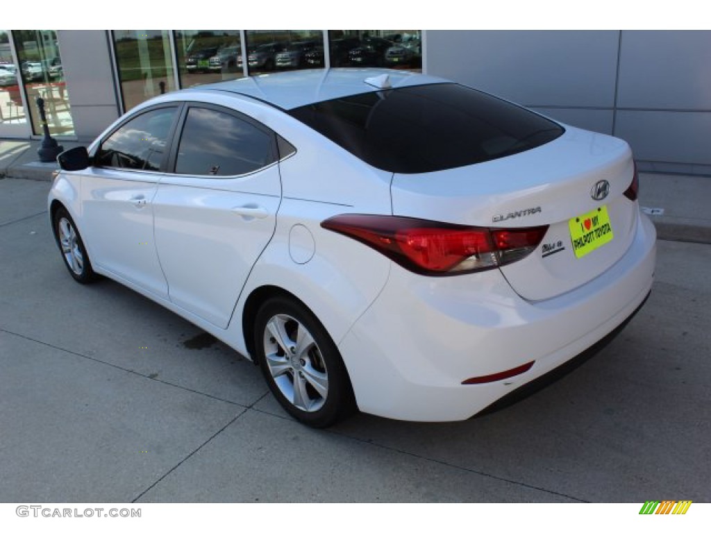 2016 Elantra Value Edition - White / Black photo #5