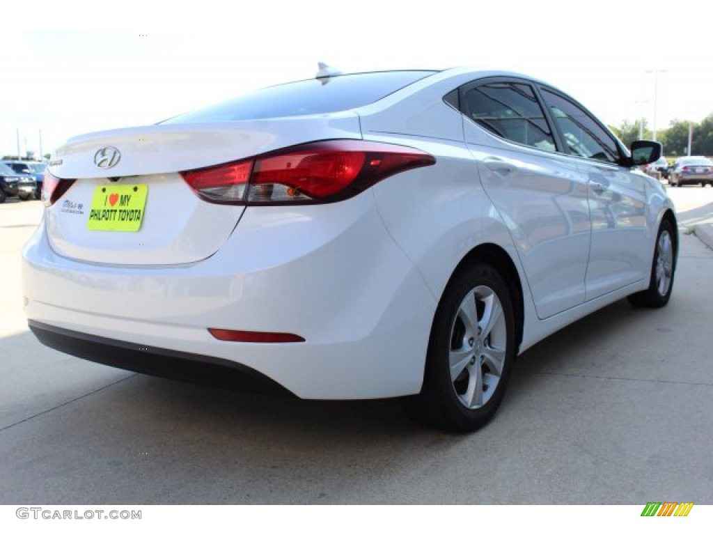 2016 Elantra Value Edition - White / Black photo #7