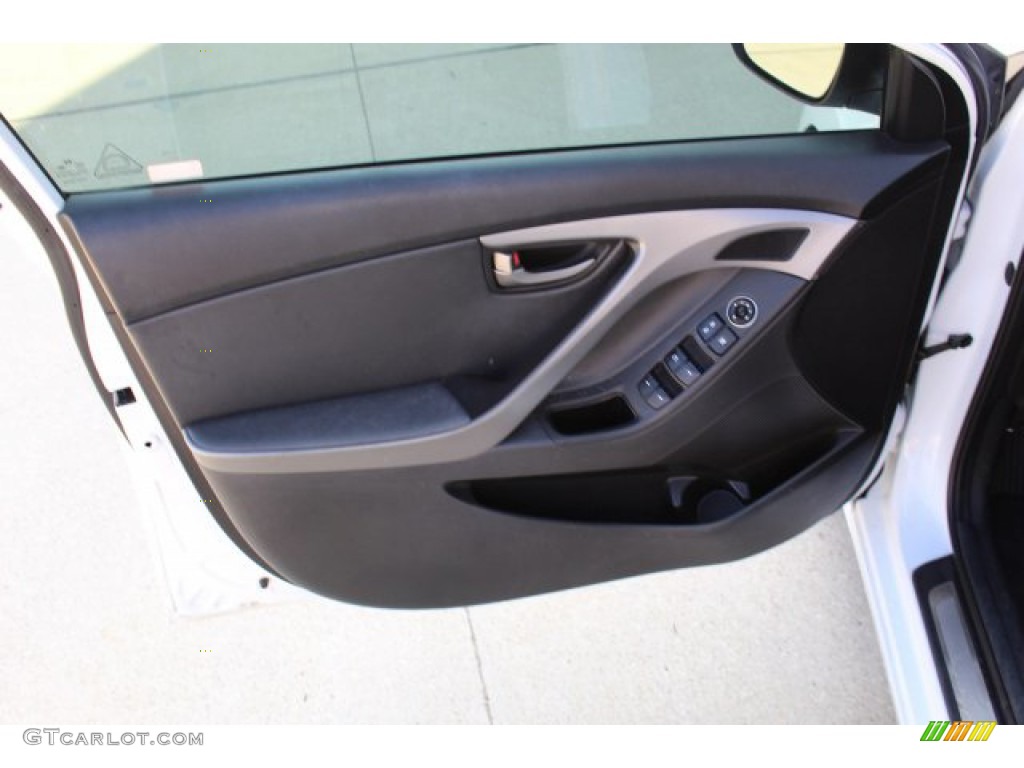 2016 Elantra Value Edition - White / Black photo #13