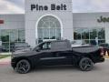2019 Diamond Black Crystal Pearl Ram 1500 Big Horn Crew Cab 4x4  photo #3
