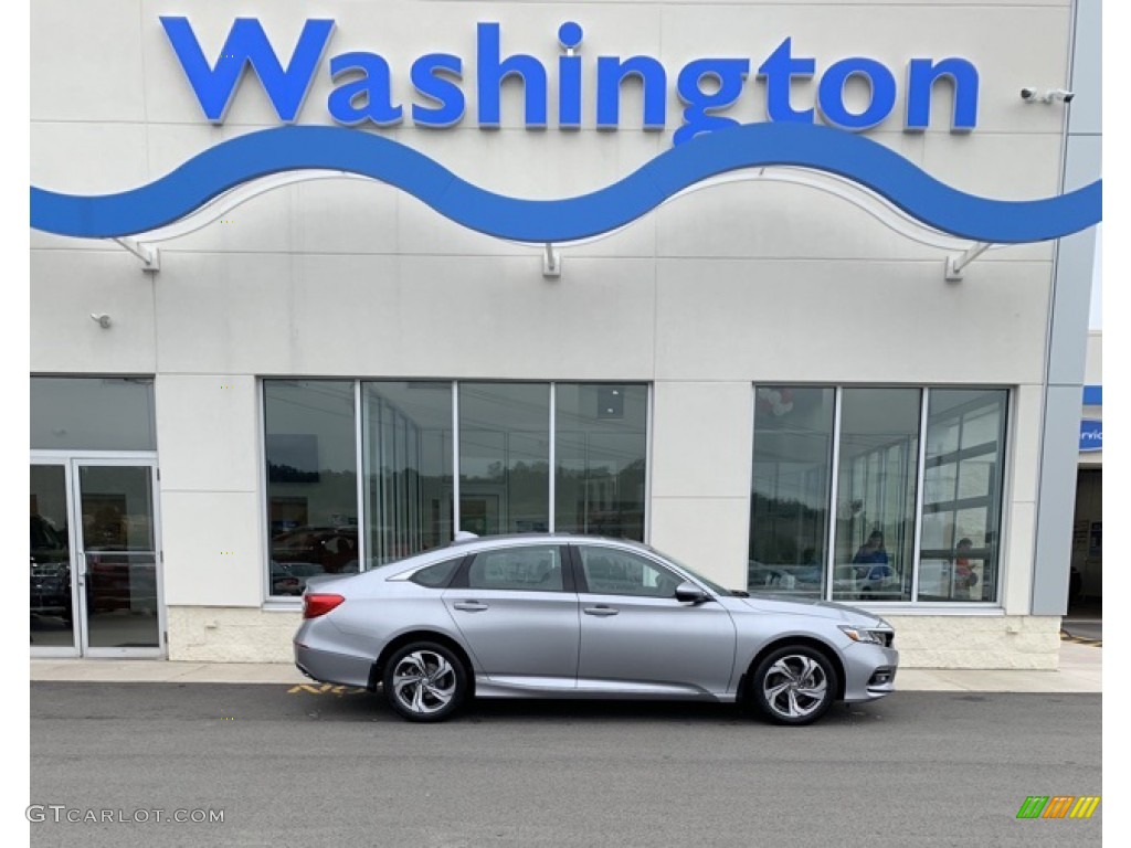 2019 Accord EX-L Sedan - Lunar Silver Metallic / Black photo #1