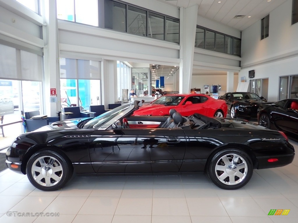 2002 Thunderbird Premium Roadster - Evening Black / Midnight Black photo #2
