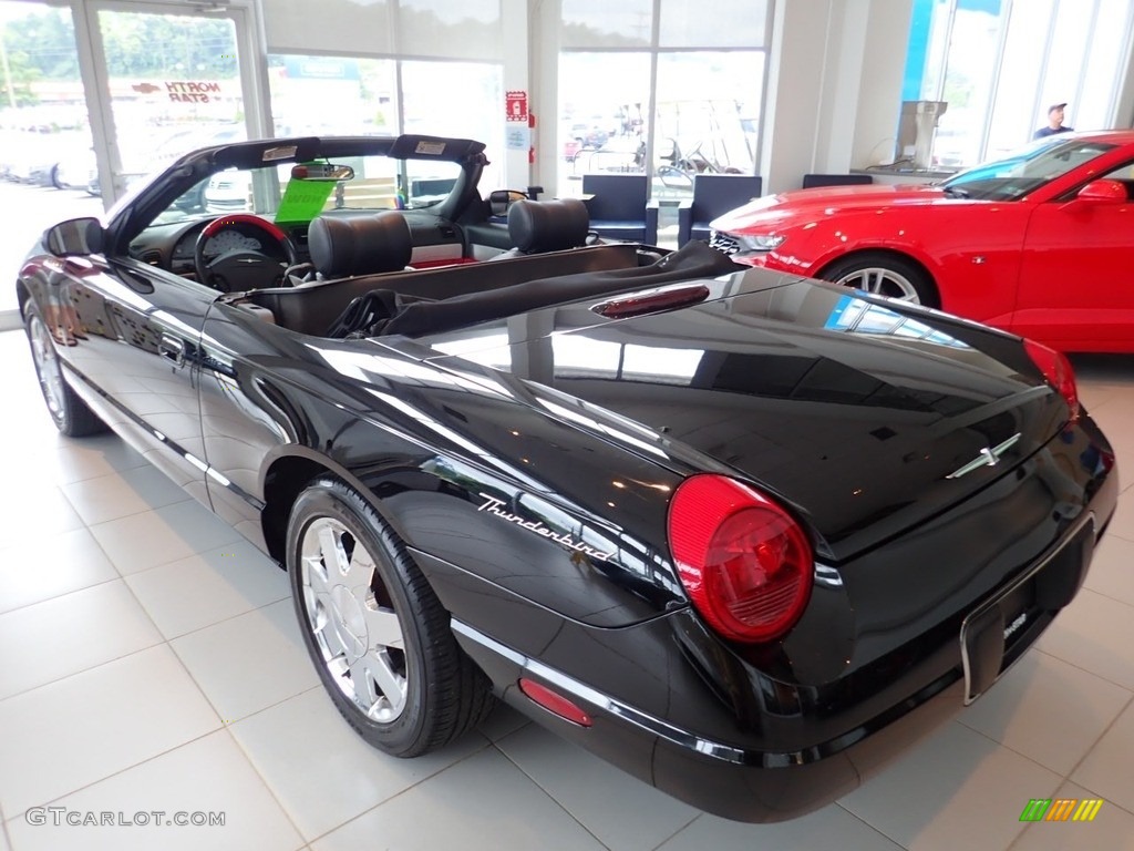 2002 Thunderbird Premium Roadster - Evening Black / Midnight Black photo #3