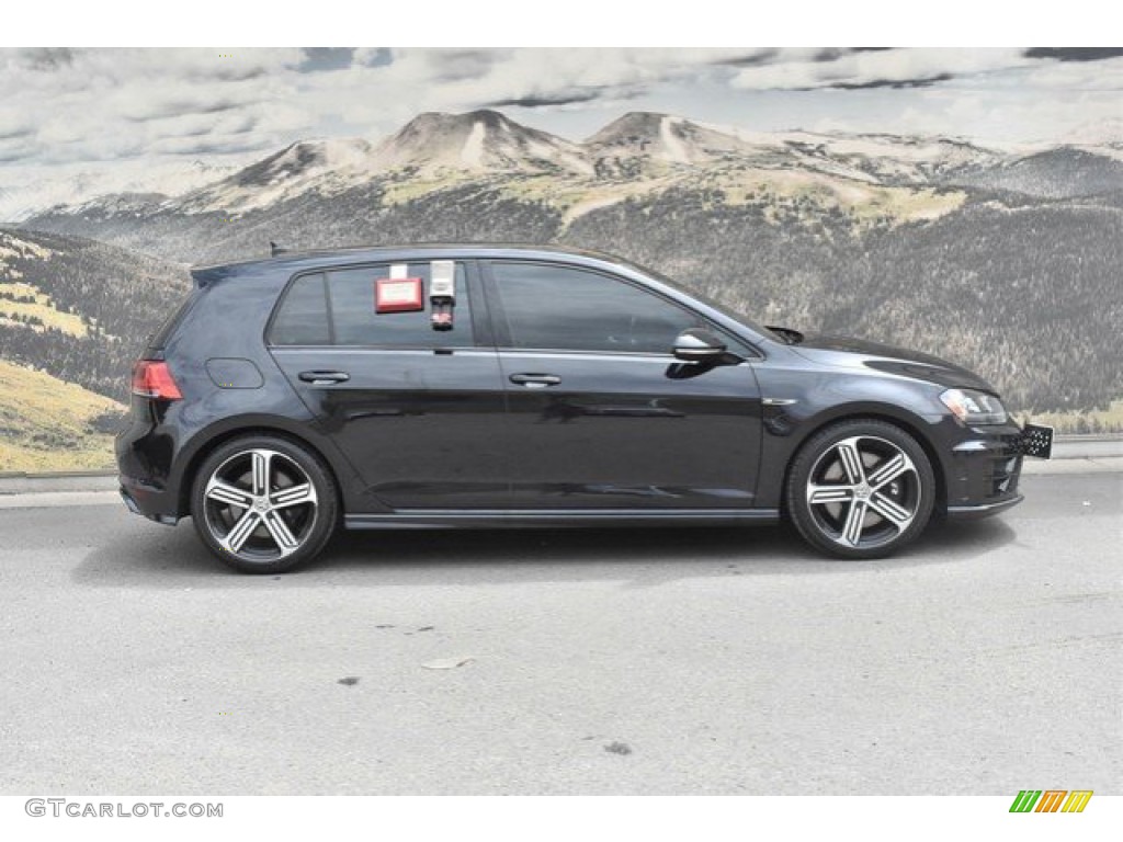 2016 Golf R 4Motion - Deep Black Pearl / Black photo #2