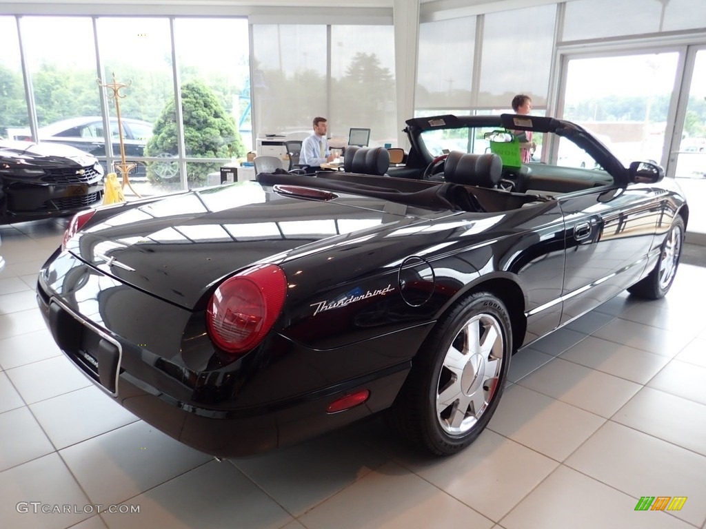 2002 Thunderbird Premium Roadster - Evening Black / Midnight Black photo #5