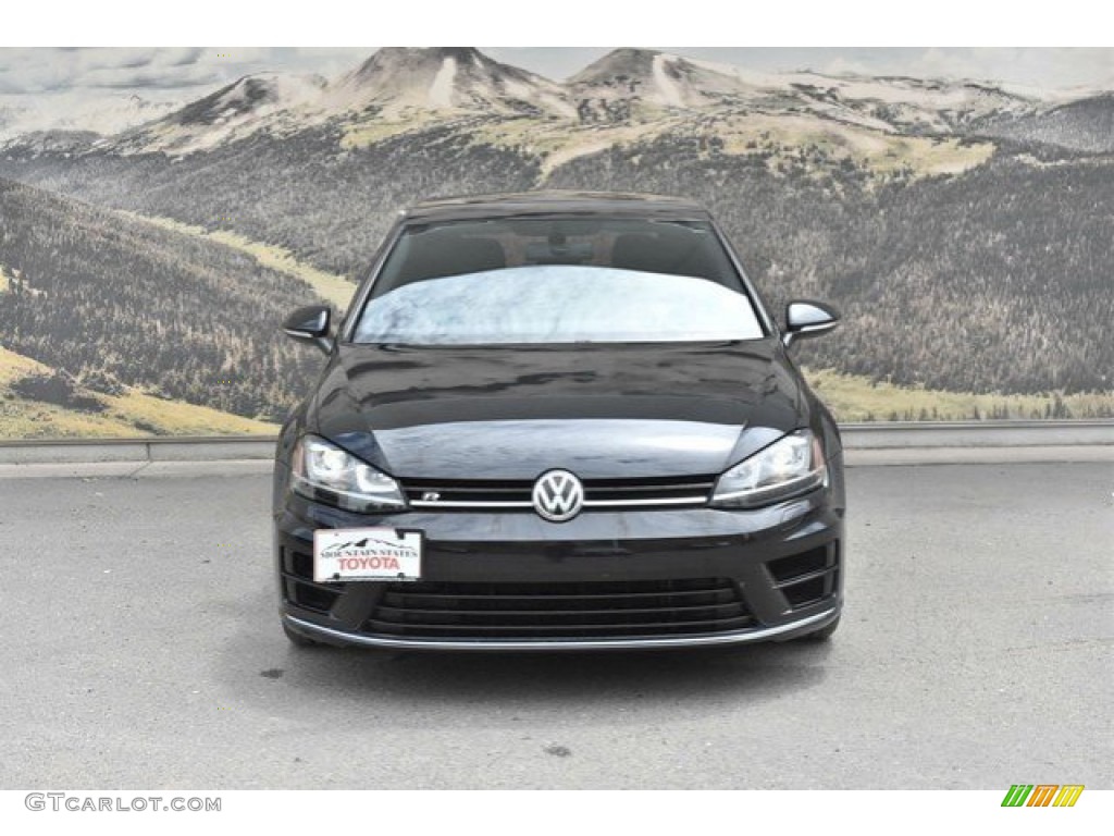 2016 Golf R 4Motion - Deep Black Pearl / Black photo #4