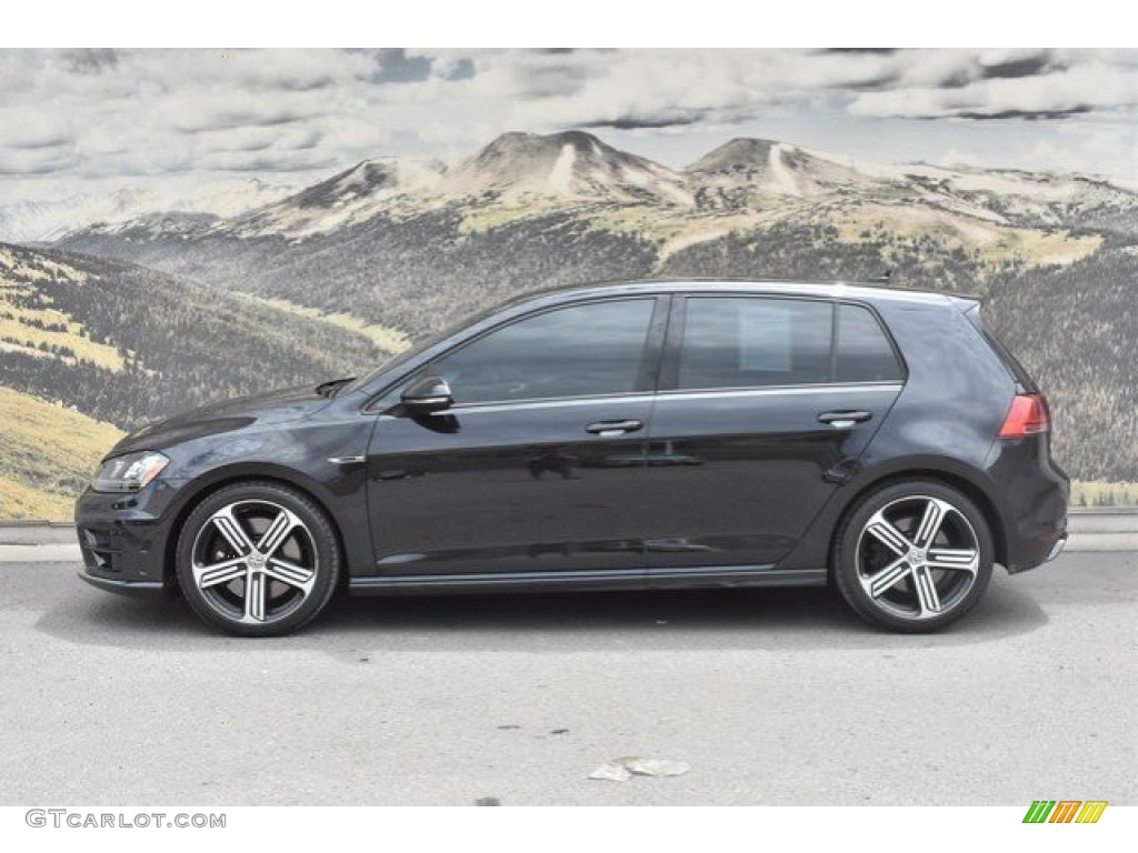 Deep Black Pearl 2016 Volkswagen Golf R 4Motion Exterior Photo #134193304