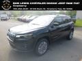 2019 Diamond Black Crystal Pearl Jeep Cherokee Latitude Plus 4x4  photo #1