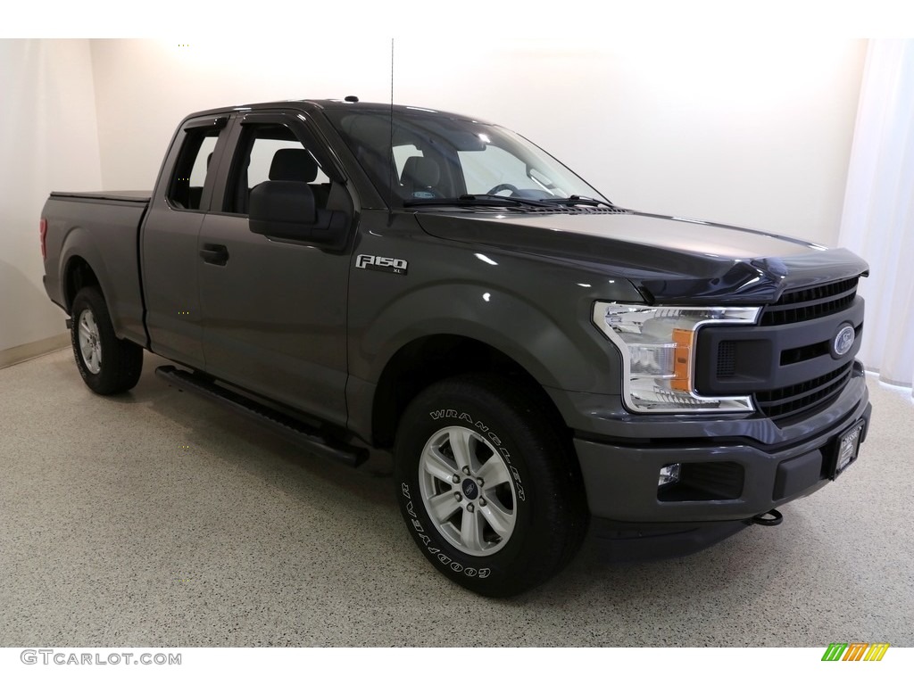 2018 F150 XL SuperCab 4x4 - Magnetic / Earth Gray photo #1