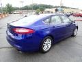 2015 Deep Impact Blue Metallic Ford Fusion SE  photo #9