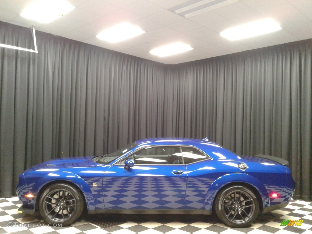 Indigo Blue Dodge Challenger