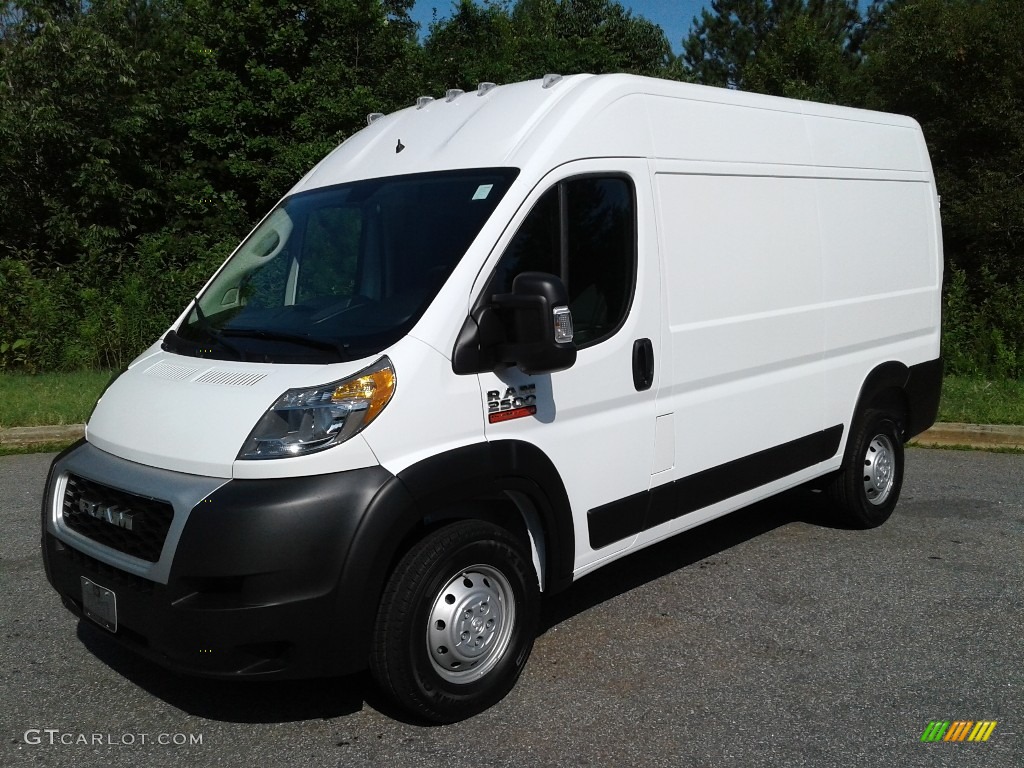 2019 ProMaster 2500 High Roof Cargo Van - Bright White / Black photo #2