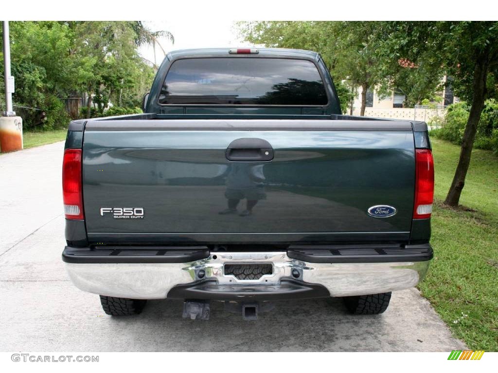 2004 F350 Super Duty FX4 Crew Cab 4x4 - Dark Green Satin / Medium Flint photo #11