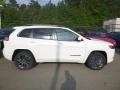 2019 Pearl White Jeep Cherokee Limited 4x4  photo #4
