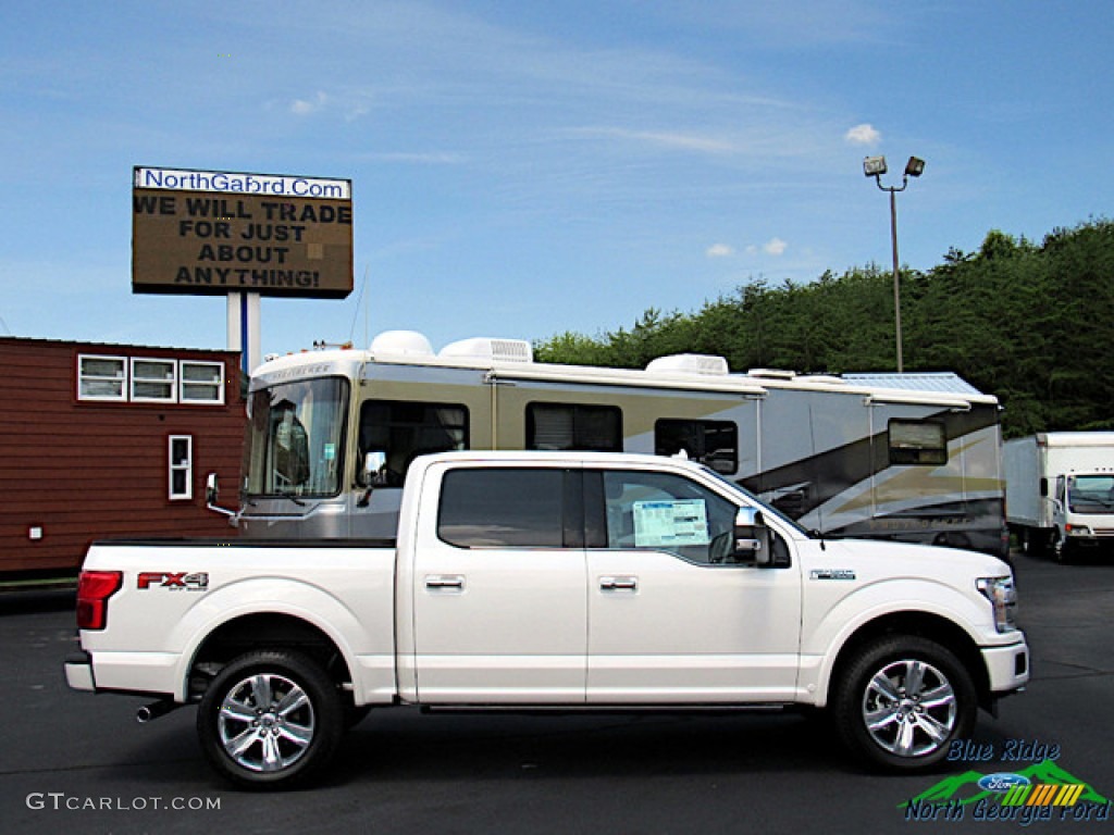 2019 F150 Platinum SuperCrew 4x4 - White Platinum / Dark Marsala photo #6