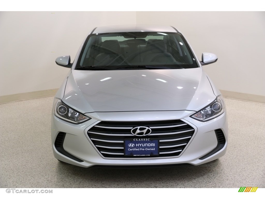 2018 Elantra SE - Symphony Silver / Gray photo #2