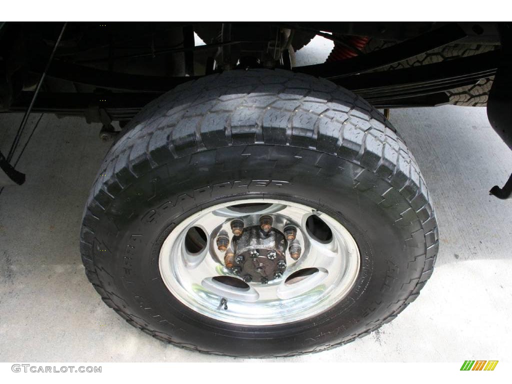 2004 F350 Super Duty FX4 Crew Cab 4x4 - Dark Green Satin / Medium Flint photo #54