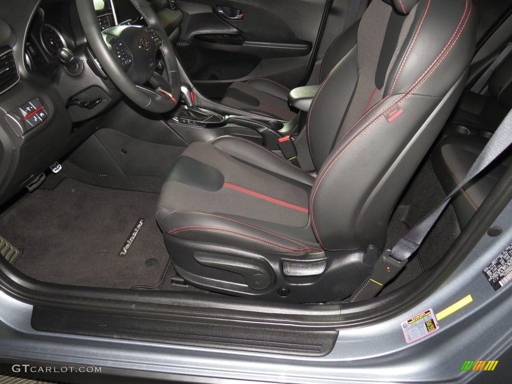 Black Interior 2019 Hyundai Veloster Turbo Photo #134208205