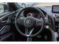 Red 2020 Acura RDX A-Spec Steering Wheel