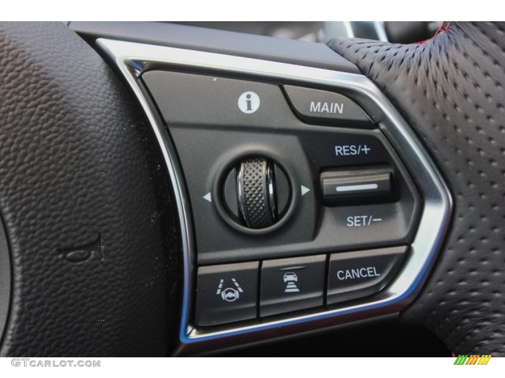 2020 Acura RDX A-Spec Red Steering Wheel Photo #134208664