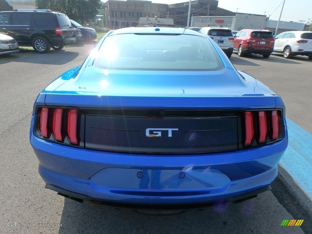 2019 Mustang GT Premium Fastback - Velocity Blue / Ebony photo #3