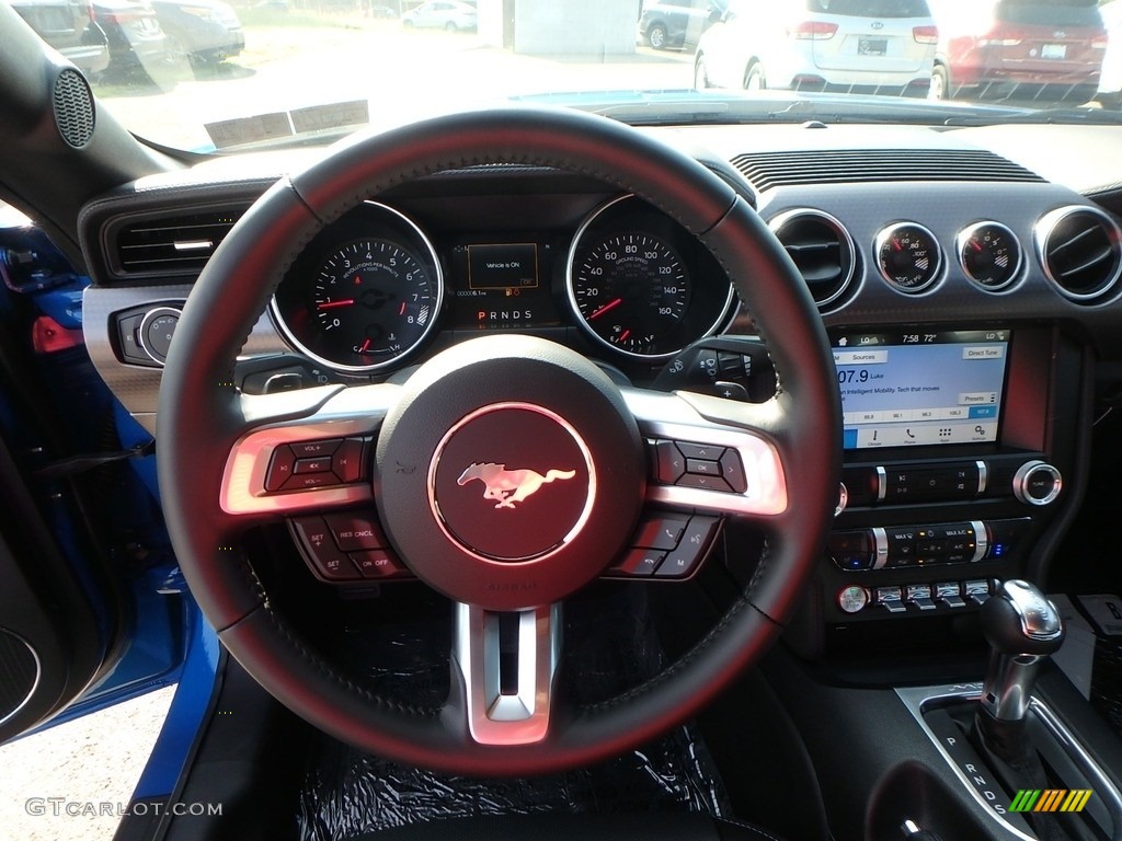2019 Mustang GT Premium Fastback - Velocity Blue / Ebony photo #17