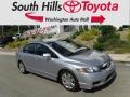 Alabaster Silver Metallic 2009 Honda Civic LX Sedan