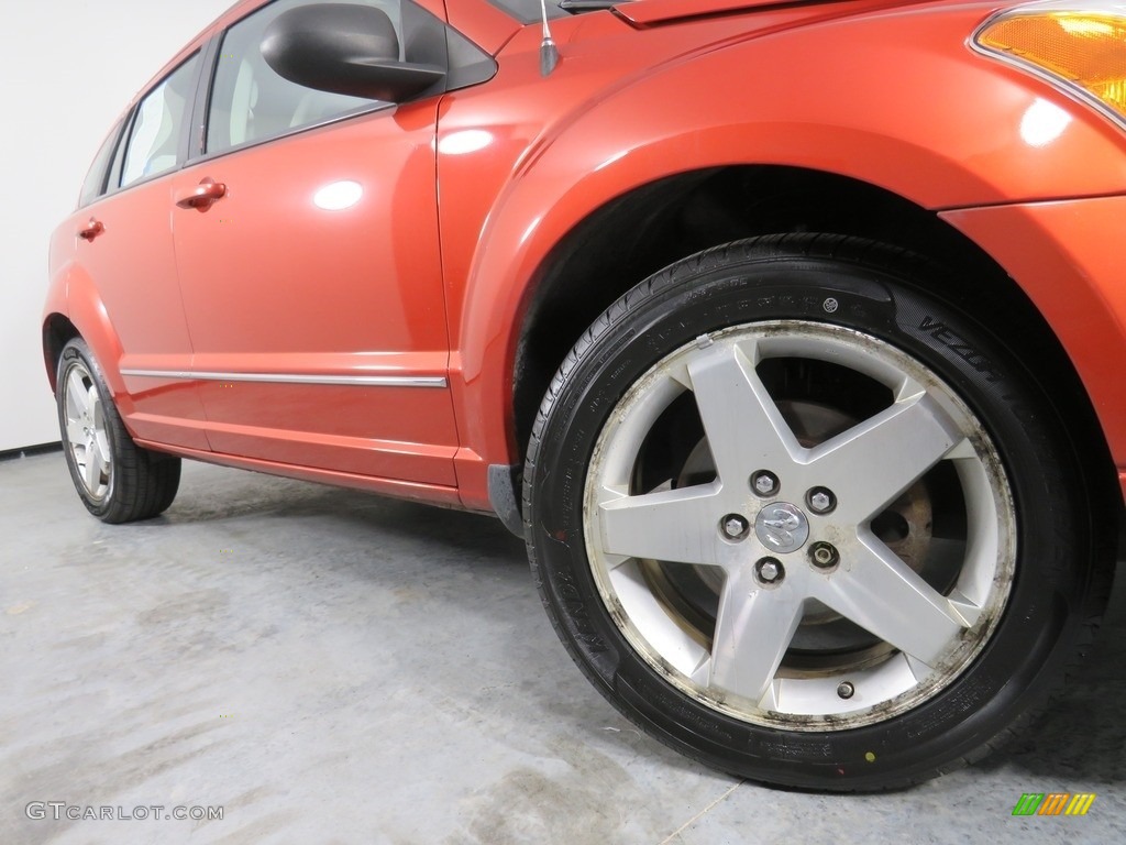 2008 Caliber R/T AWD - Sunburst Orange Pearl / Pastel Pebble Beige photo #5