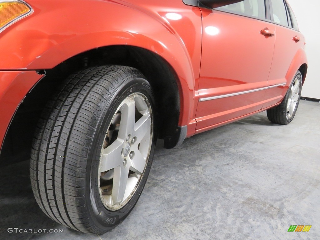 2008 Caliber R/T AWD - Sunburst Orange Pearl / Pastel Pebble Beige photo #11