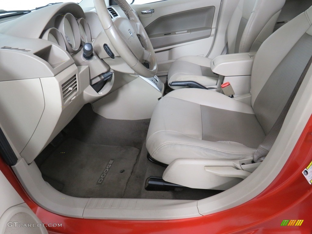 2008 Caliber R/T AWD - Sunburst Orange Pearl / Pastel Pebble Beige photo #21