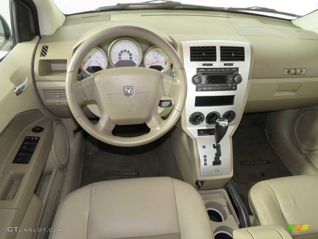 2008 Caliber R/T AWD - Sunburst Orange Pearl / Pastel Pebble Beige photo #26