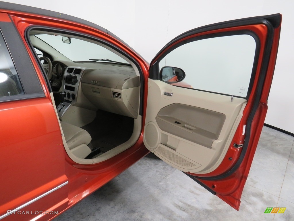 2008 Caliber R/T AWD - Sunburst Orange Pearl / Pastel Pebble Beige photo #29