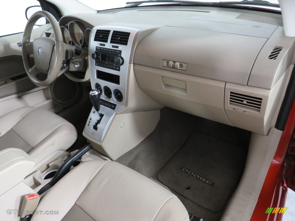 2008 Caliber R/T AWD - Sunburst Orange Pearl / Pastel Pebble Beige photo #31