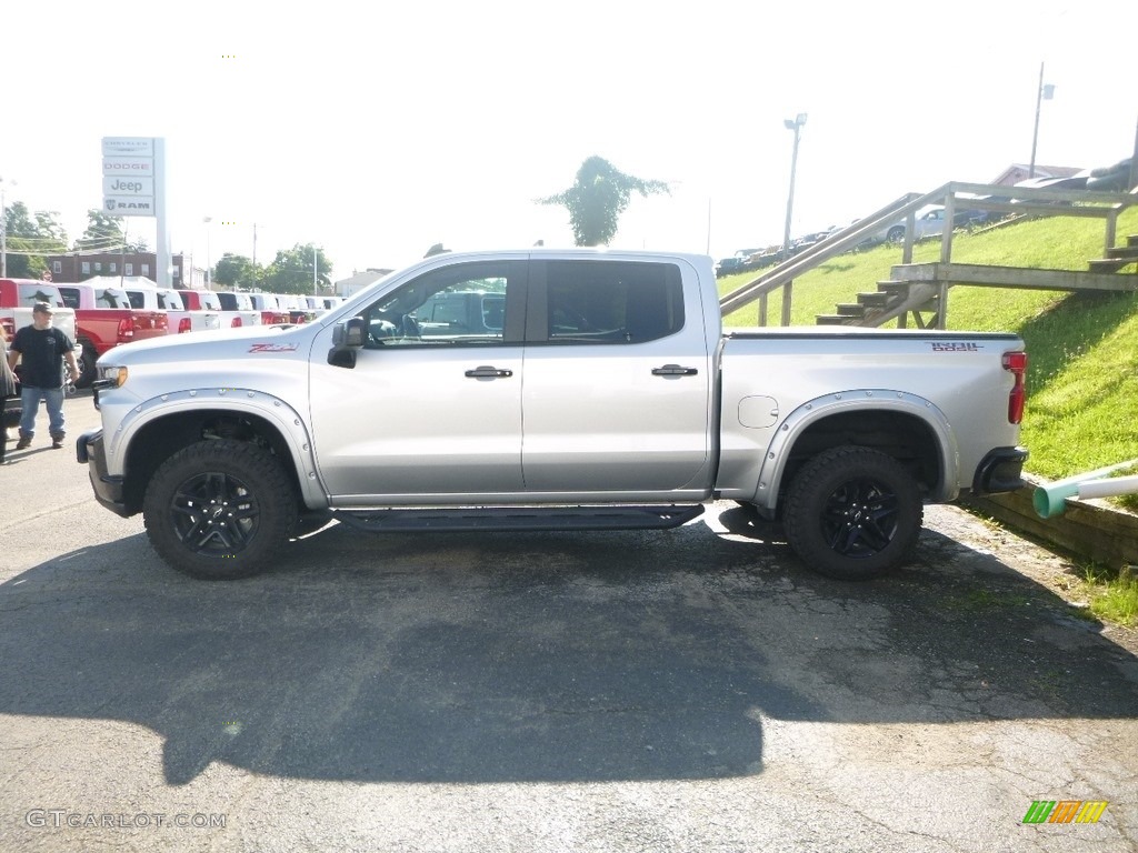 2019 Silverado 1500 LT Z71 Trail Boss Crew Cab 4WD - Silver Ice Metallic / Jet Black photo #2