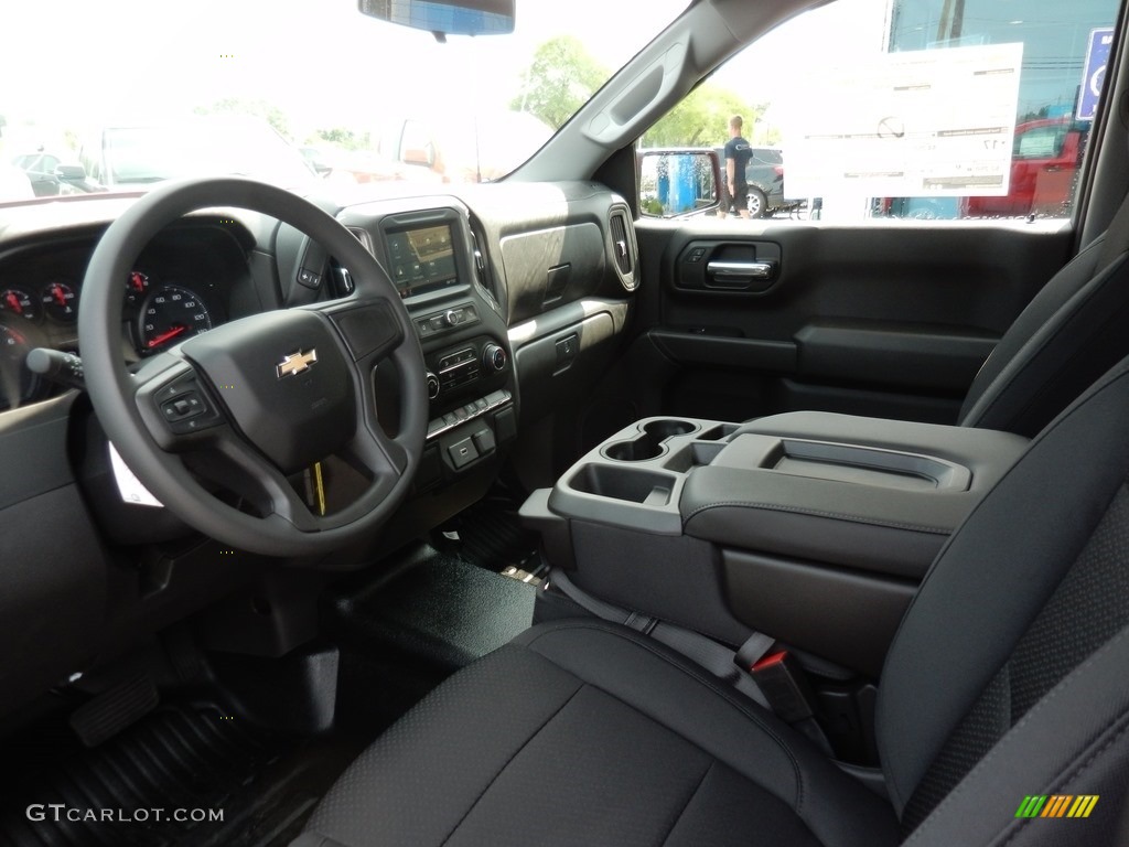 Dark Ash/Jet Black Interior 2019 Chevrolet Silverado 1500 WT Regular Cab Photo #134213616