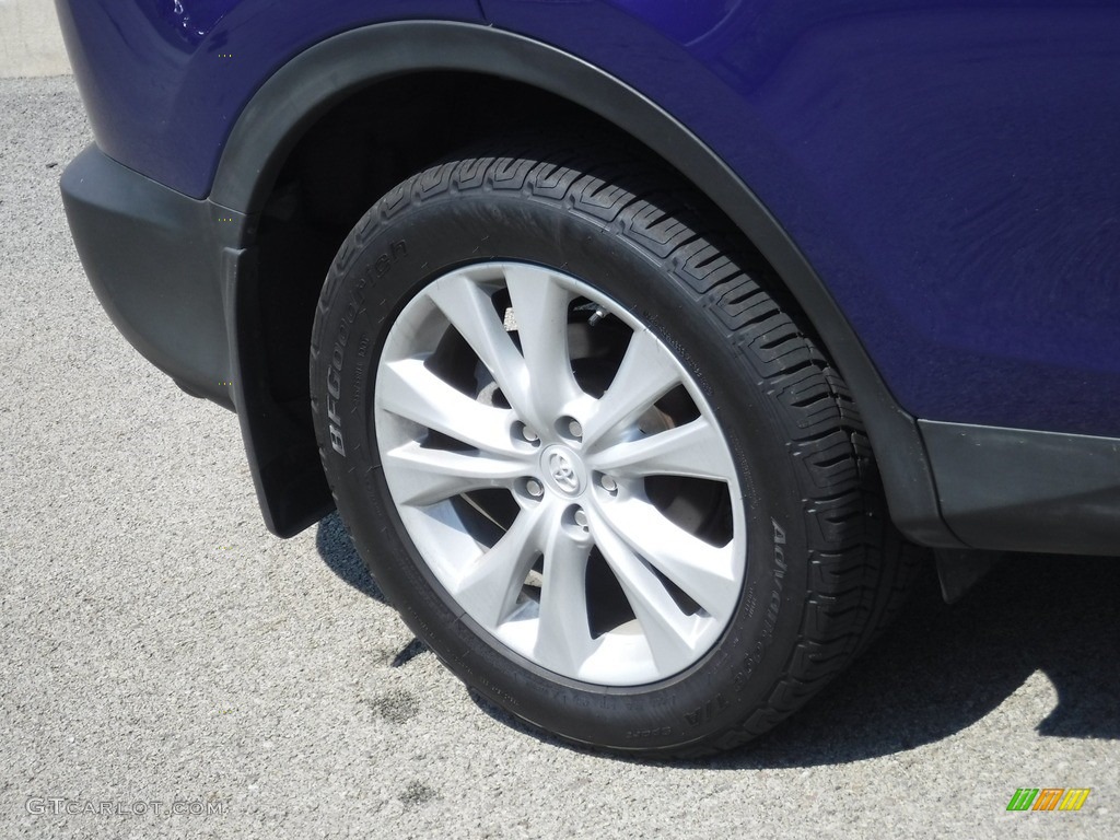 2015 RAV4 Limited AWD - Blue Crush Metallic / Black photo #3