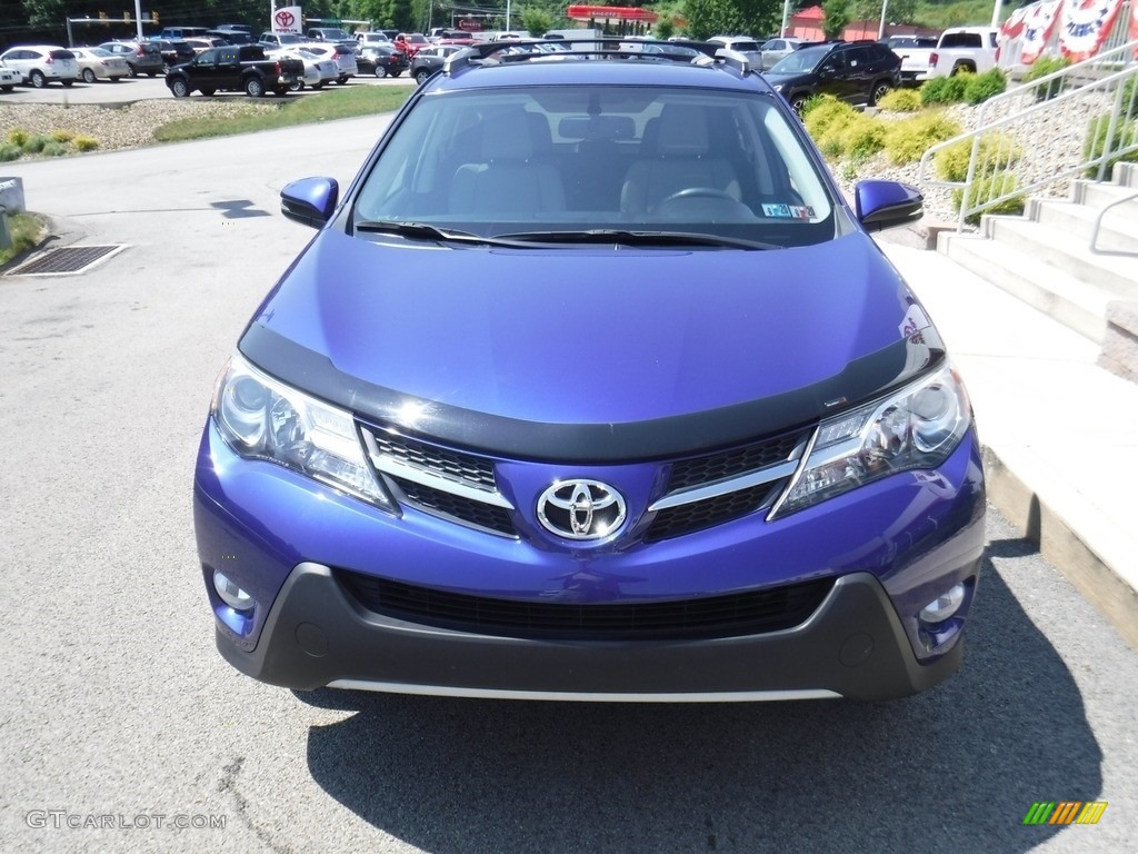 2015 RAV4 Limited AWD - Blue Crush Metallic / Black photo #5