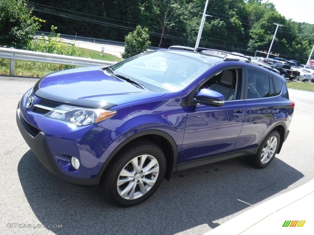 2015 RAV4 Limited AWD - Blue Crush Metallic / Black photo #6